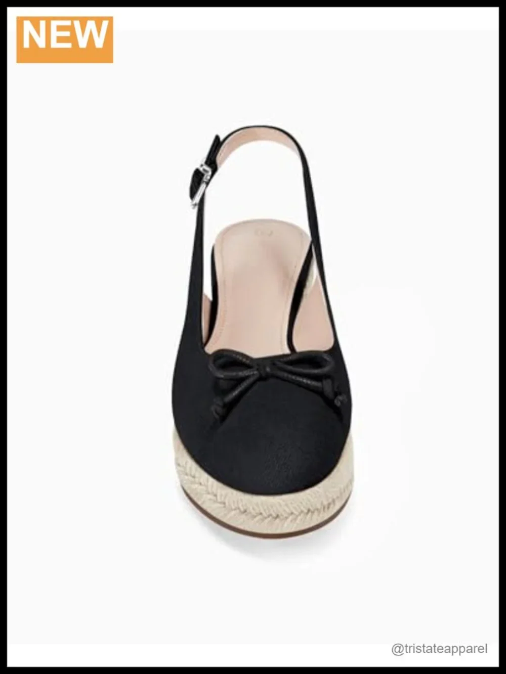 Espadrilles Wedges Shoes Platform Slingback Mid Low Heel Canvas Bow Dress